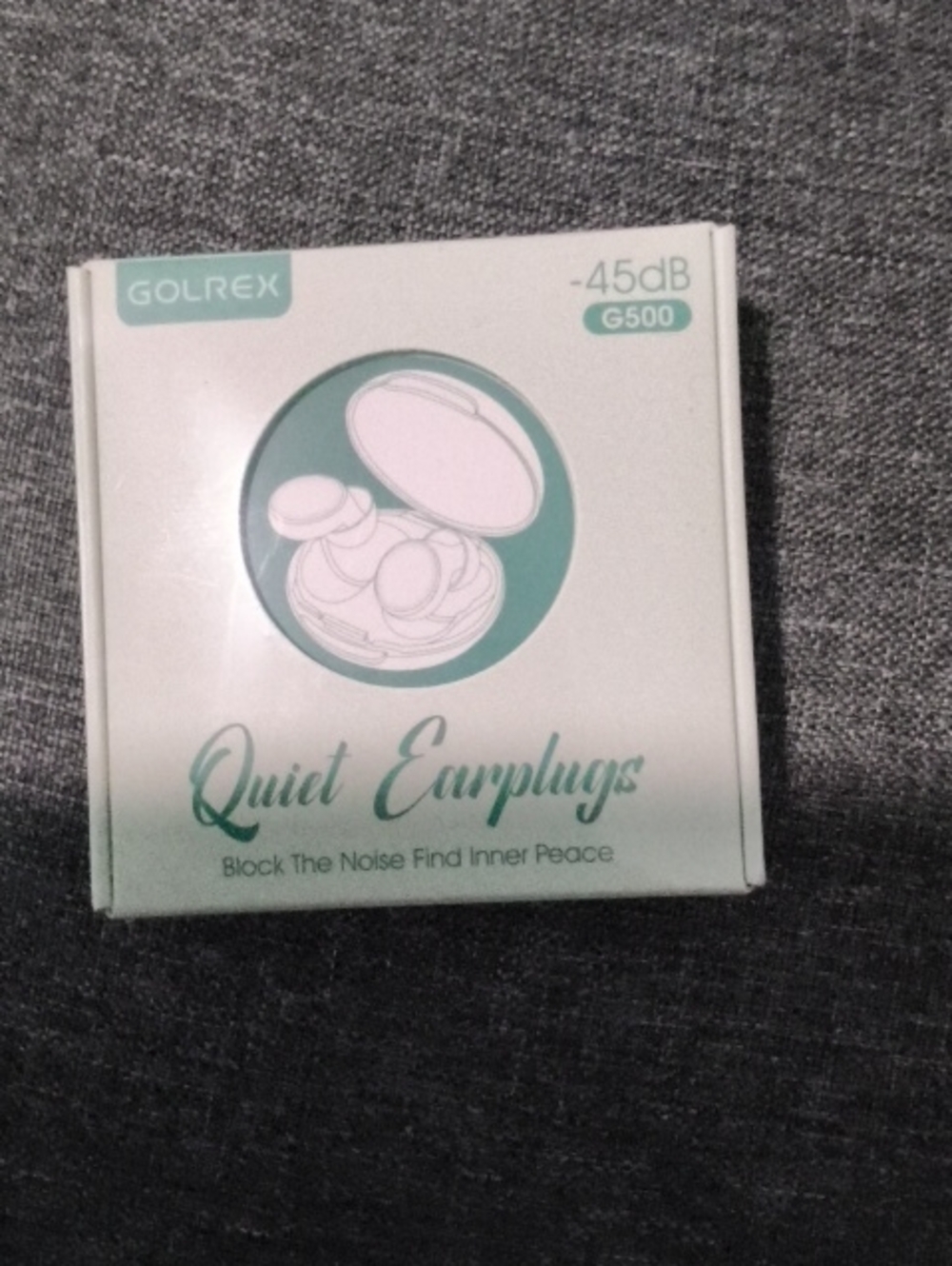 Quiet Earplugs Noise-Blocking Earbuds in Mint Green